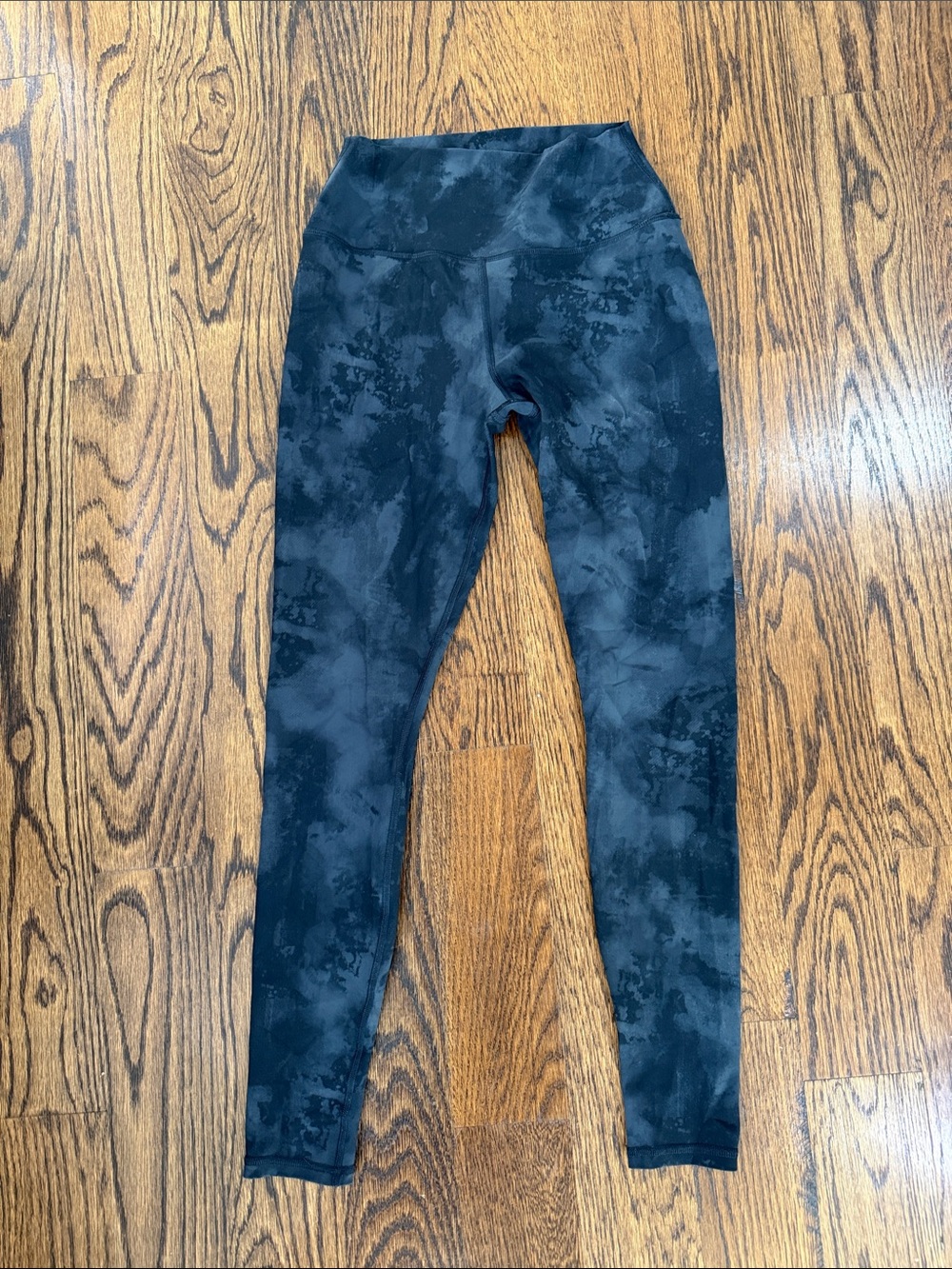 ALO Yoga Kids Black Tie-Dye Leggings